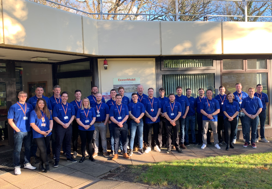 Image The photo shows the first 26 new recruits.