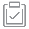 A clipboard icon