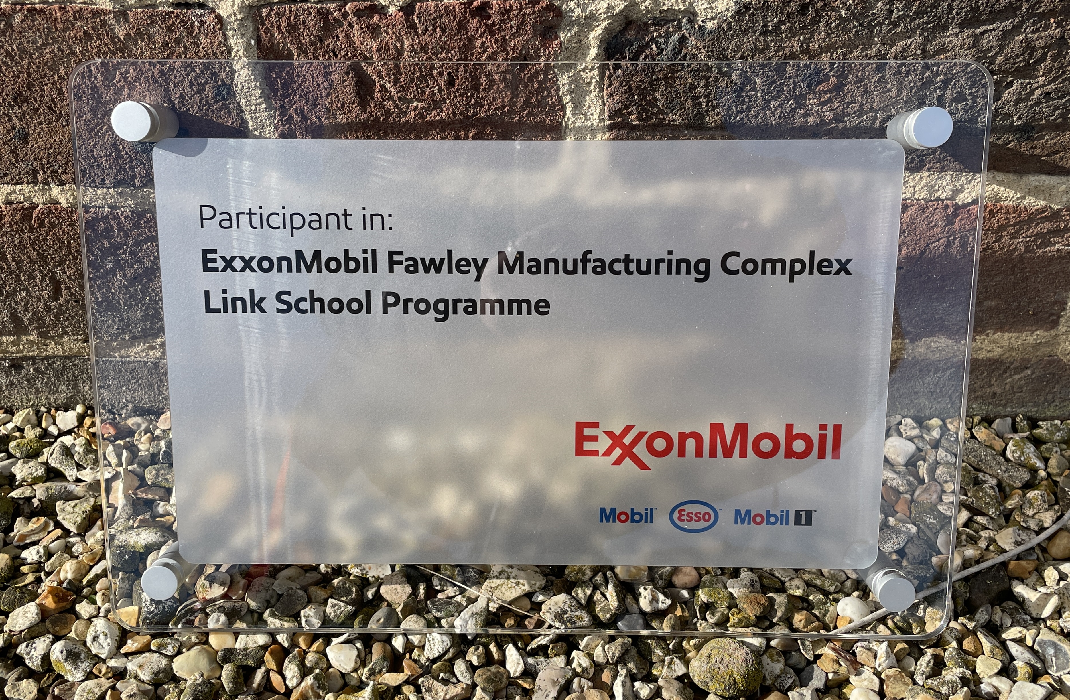 Link Schools Plaque