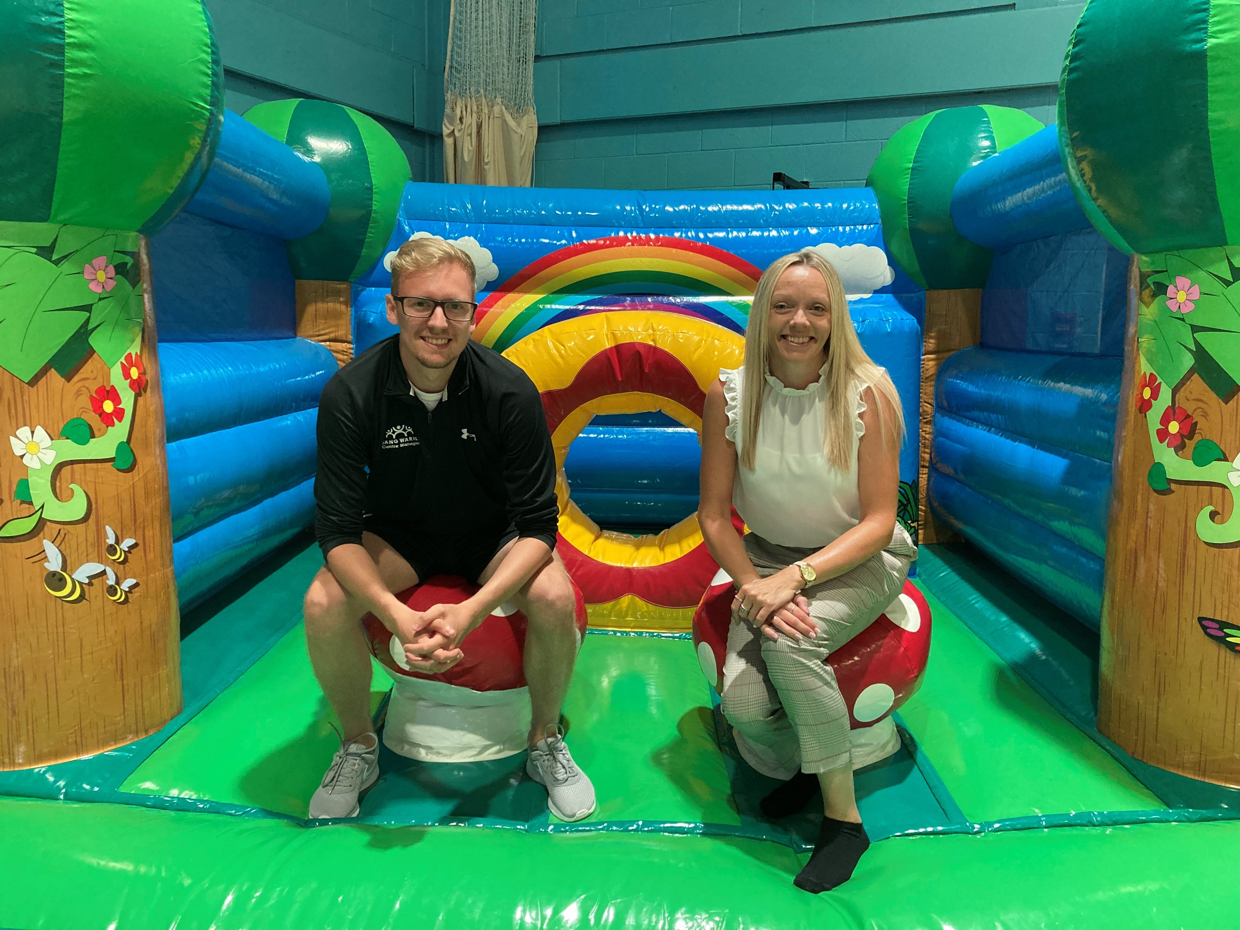 Josh Bond and Angharad Vaughan