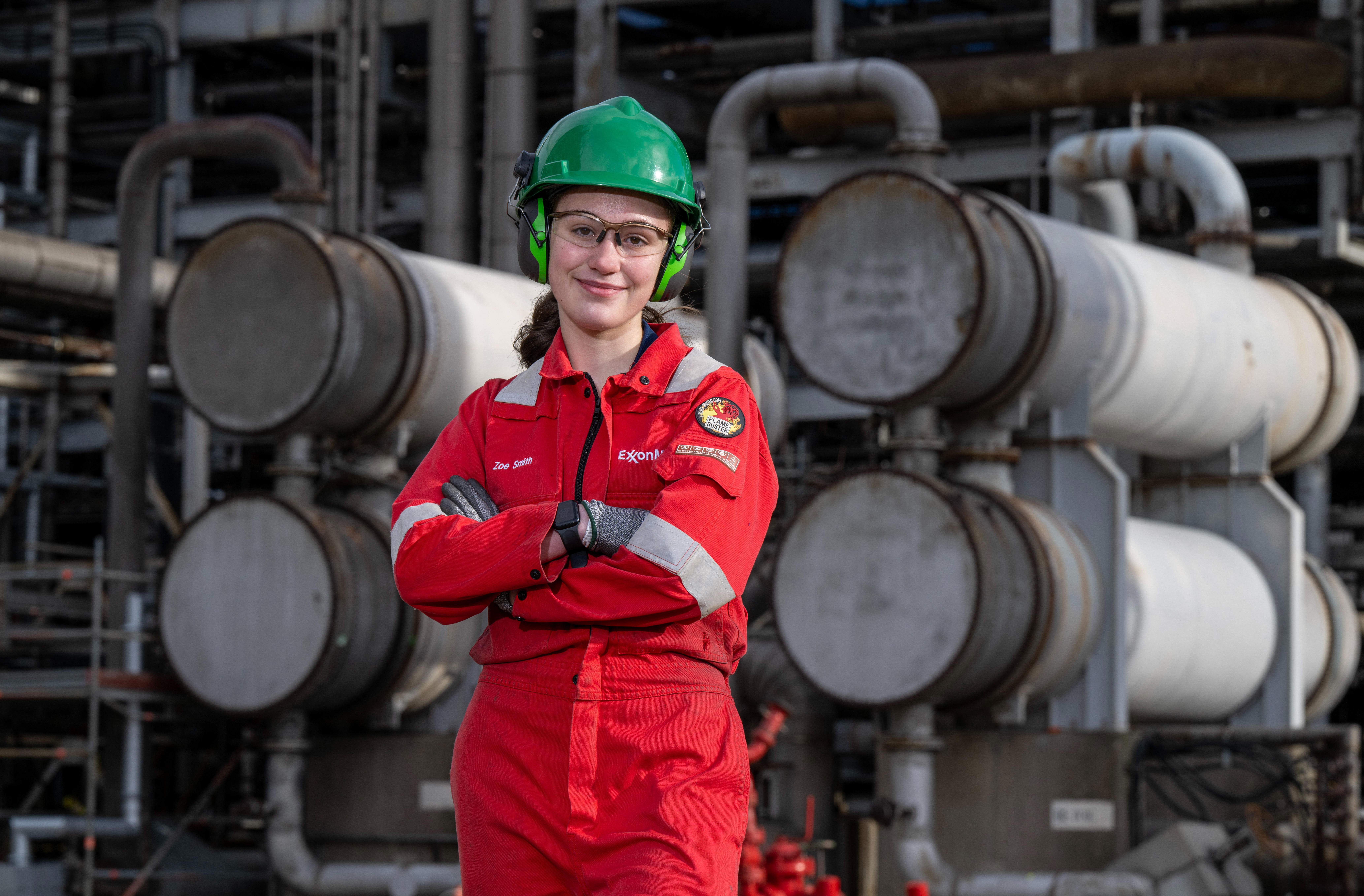 Image Hannah Pirie, first year apprentice at FEP