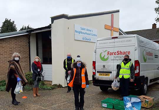 Our contribution helps Citizens Advice New Forest reach out at Food Larder