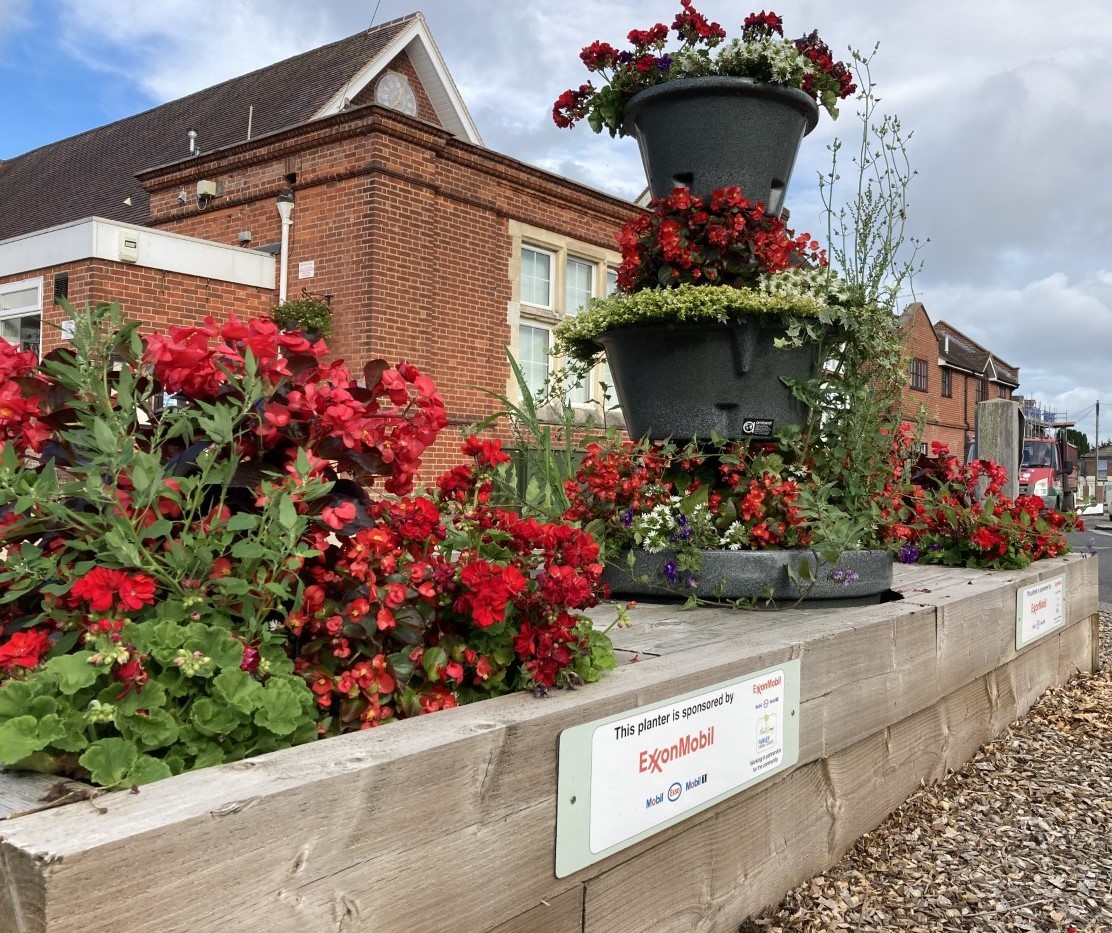 Image The Fawley site has supported the 'Parish in Bloom' scheme for several years now