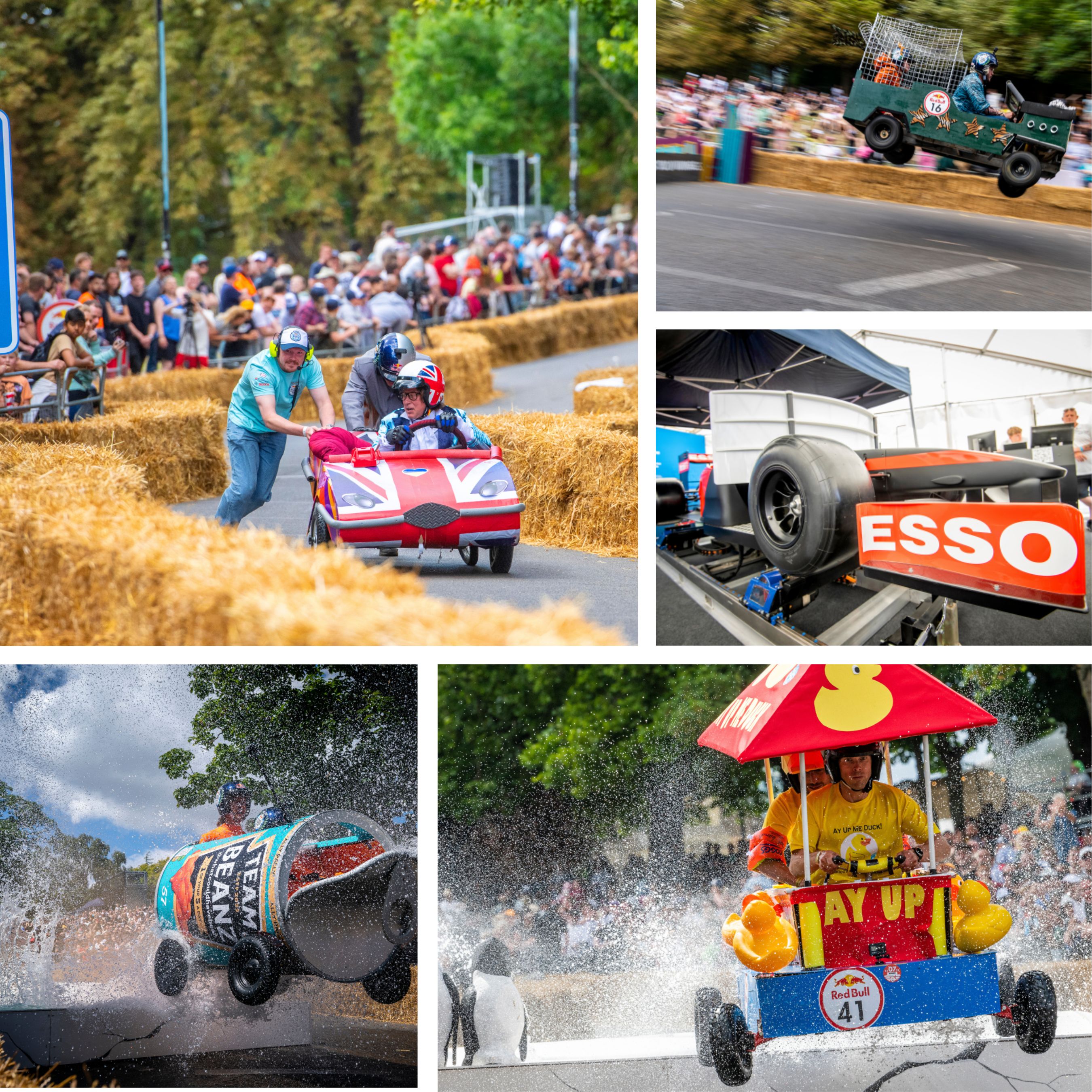 Image The competing Soap Box teams were judged on their creativity, speed and showmanship