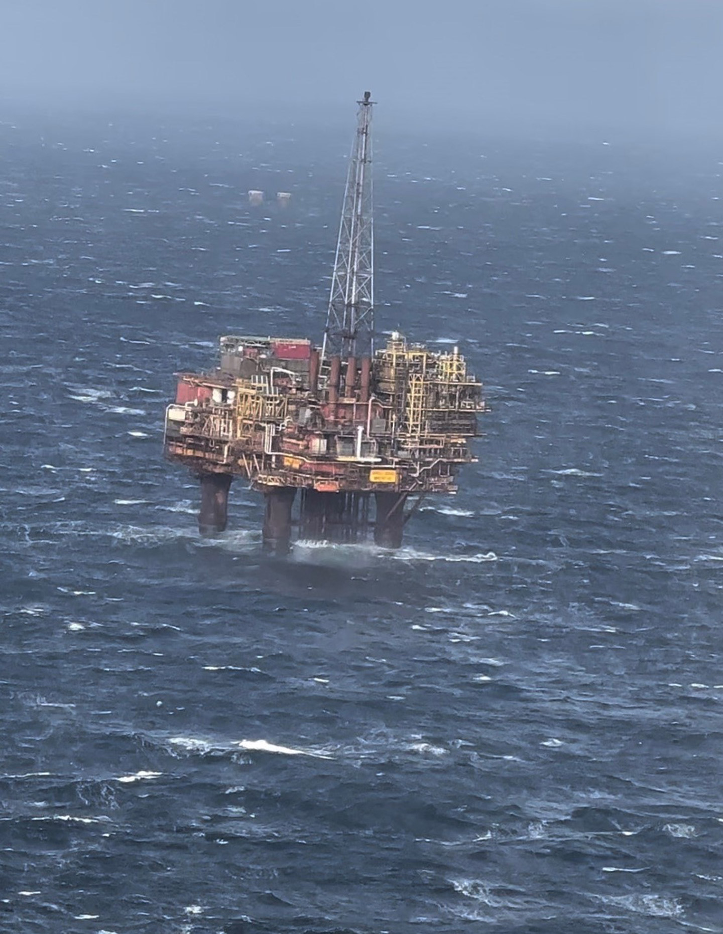 Image End of an era: Brent Charlie is the last of the Brent Field platforms to be decommissioned.