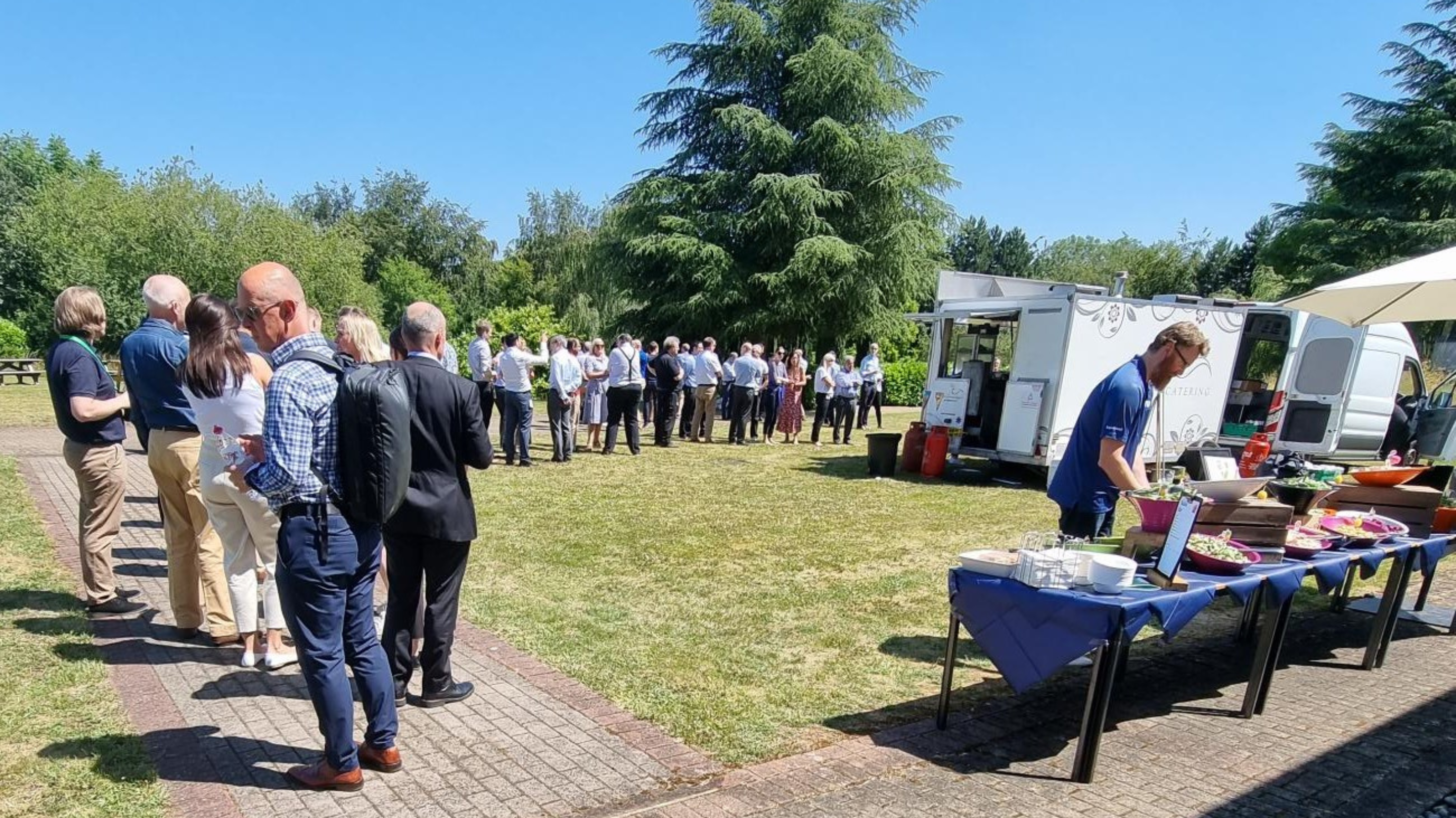 Image Leatherhead staff enjoyed delicious food and soft drinks at their Summer
Social in July