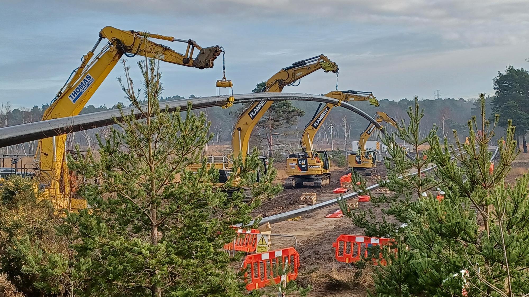 Construction begins on the Southampton to London pipeline project