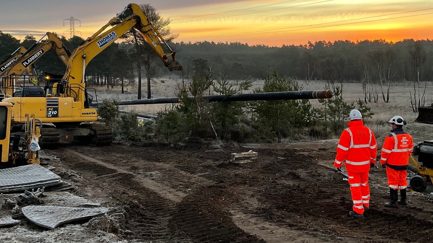 Construction work has begun on the multi-million pound, 90km Southampton to London replacement aviation fuel pipeline project.