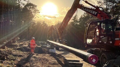 Construction work has begun on the multi-million pound, 90km Southampton to London replacement aviation fuel pipeline project.