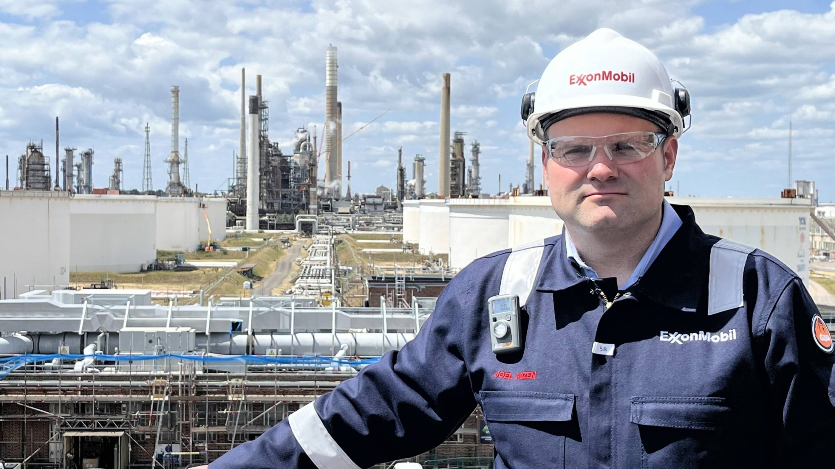 Joel Mizen, site manager, ExxonMobil Fawley