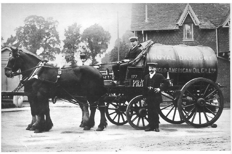 Image Photo The stables at Ailsa Wharf, one of the first four distribution depots established in 1888 by Anglo-American Oil (as Esso then was). Distribution was carried out by horse drawn tank car until after WW1.