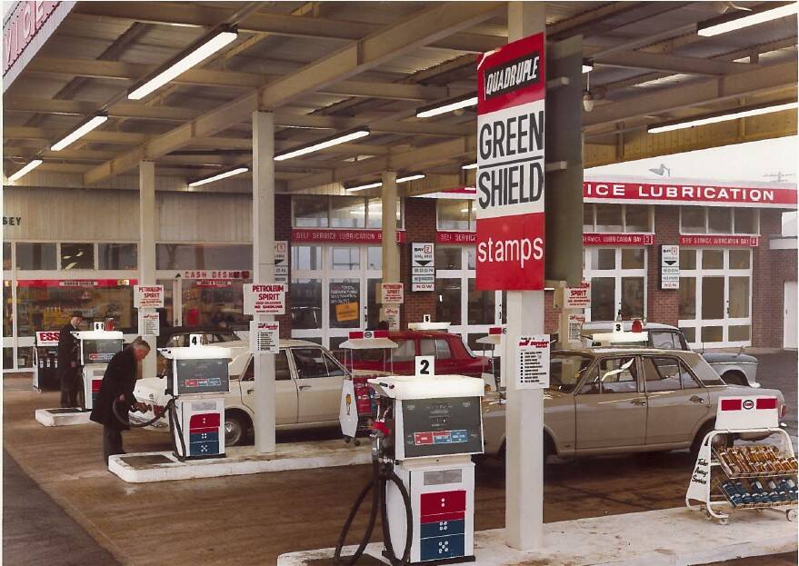 Image Photo  1969 - Every detail of Stoneham Service Station was designed to meet the needs of the do it yourself motorist.